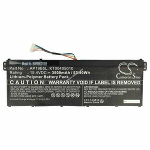 Helyettesítő akku Acer Aspire 5 A515-43 típus AP19B5L 3500mAh kép