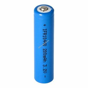 IFR 10440/AAA akkucella LiFePo4. 3.2V. 200mAh védelmi elektronika nélkül - Kiárusítás! kép