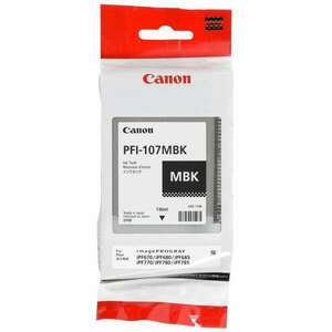 Canon PFI-107MBK tintapatron 1 db Eredeti Matt fekete kép
