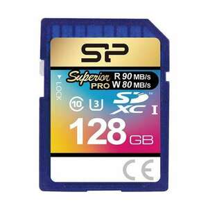Silicon Power Superior 128GB Class 10 SDXC memóriakártya kép