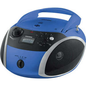 Grundig GRB 3000 BT Digitális 3 W FM Fekete, Kék, Ezüst MP3-lejátszás kép