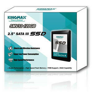 Kingmax 2.5" SSD SATA3 120GB Solid State Disk, SMV kép