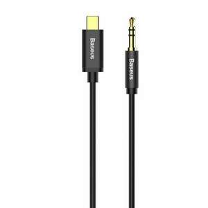 USB-C audiokábel 3, 5 mm-es mini jack Baseus Yiven 1, 2 m-es (fekete) kép