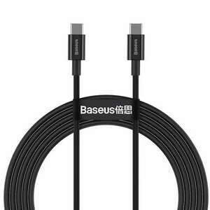Baseus Superior sorozat USB-C USB-C kábel 100W 2m (CATYS-C01) - fekete kép