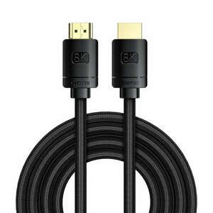 Baseus HDMI kábel HDMI A-típus 3m (CAKGQL01) - fekete-ezüst kép