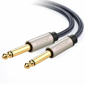 Ugreen 10636 audio kábel 1 M 6.35mm Fekete kép