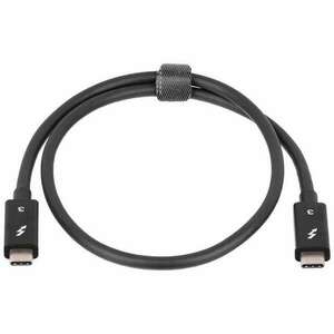 Akyga AK-USB-33 USB kábel 0, 5 M Thunderbolt 3 USB C Fekete kép