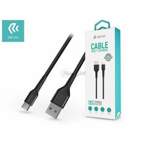 Devia USB - USB Type-C adat- és töltőkábel 2 m-es vezetékkel - De... kép