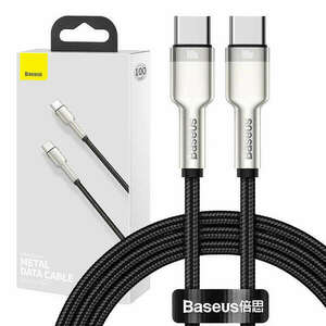 Baseus Cafule USB-C-USB-C kábel, 100 W, 1 m (fekete) kép