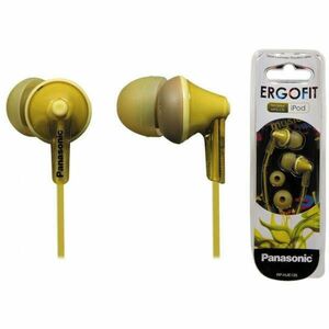 Panasonic RP-HJE125E-Y sárga fülhallgató kép