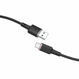 Acefast C2-04 adat és töltőkábel, USB / USB-C, 3A, 1, 2m, Fekete kép