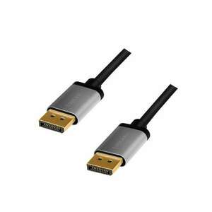 Logilink DisplayPort kábel, DP/M-DP/M, 4K/60 Hz, alu, 2 m kép