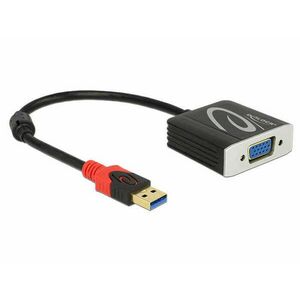 Delock Adapter USB 3.0 A-típusú csatlakozódugóval > VGA csatla... kép