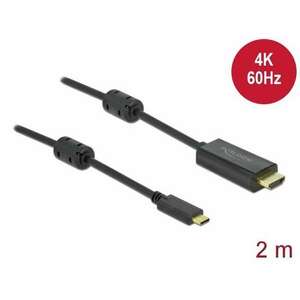 Delock Aktív USB Type-C - HDMI kábel (DP Alt Mode) 4K 60 Hz 2 mé... kép