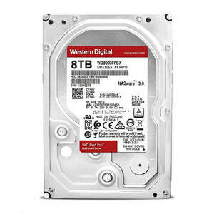 Western Digital 3, 5" 8000GB belső SATAIII 7200RPM 256MB RED PRO W... kép