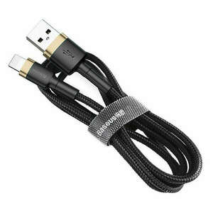 USB Lightning Baseus Cafule 1, 5A 2 m-es kábel (arany-fekete) kép