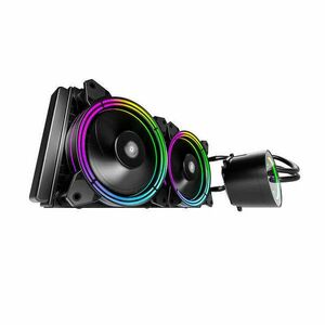 Darkflash TR240 Számítógép vízhűtés AiO RGB 2x 120x120 (fekete) kép