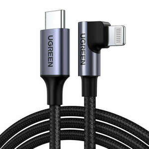 UGREEN US305 Lightning USB-C kábel, PD, 3A, 1m (fekete) kép