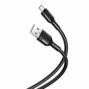 Cable USB to Micro USB XO NB212 2.1A 1m (black) kép