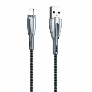 Cable USB Lightning Remax Armor, 1m, 3.0A (black) kép