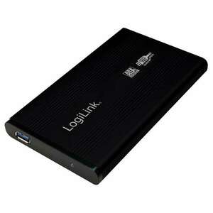Logilink 2, 5" SATA USB 3.0 Aluminium Black UA0106 kép