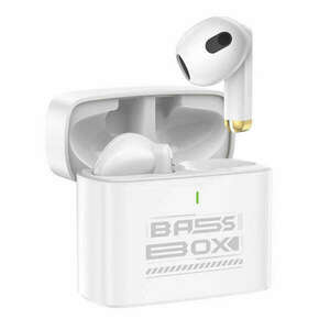 Wireless earphones TWS Foneng BL128, Bluetooth 5.3 (white) kép