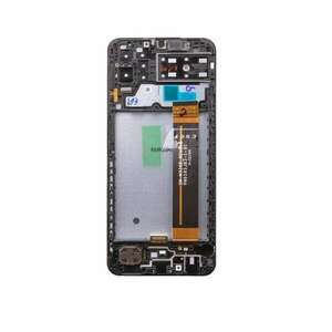 LCD kijelző + Dotyk Samsung A137F Galaxy A13 Black (szervizcsomag) kép