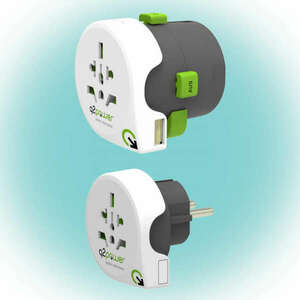 Q2 power Utazóadapter Qdapter 360 USB" Q2" kép