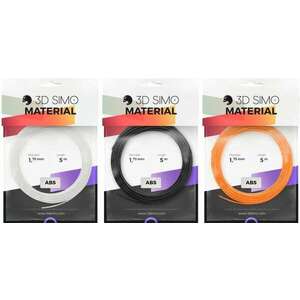 3D Simo Filament ABS II - narancssárga, fekete, fehér (G3D3009) kép