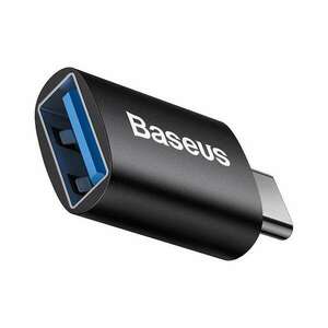 Baseus Ingenuity USB-C – USB-A OTG adapter fekete (ZJJQ000001) kép