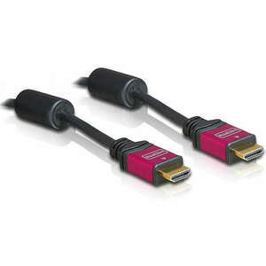 HDMI csatlakozókábel [1x HDMI dugó 1x HDMI dugó] 3 m piros, fekete kép
