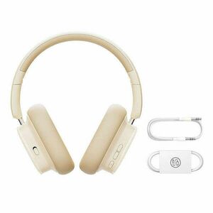 Wireless Headphones with Noise-Cancellation Baseus Bowie H1i (White) kép