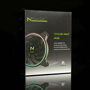 nBase Cyclon Halo ARGB 120mm rendszerhűtő kép