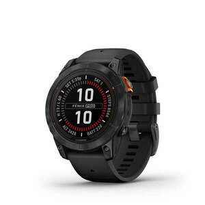 Garmin Fenix 7 Pro Solar (47mm) Okosóra (Szilikon szíj) - Palaszürke kép