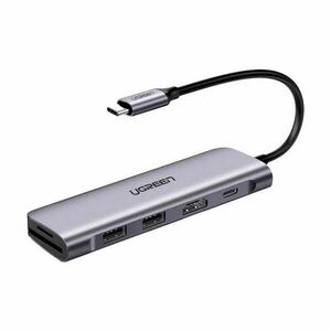 Adapter HUB UGREEN CM195 USB-C to HDMI, 2x USB-A 3.0, SD/TF, PD kép