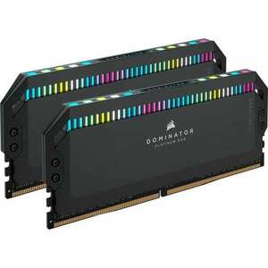 Corsair 64GB / 5600 Dominator Platinum RGB Black DDR5 RAM KIT (2x32GB) kép