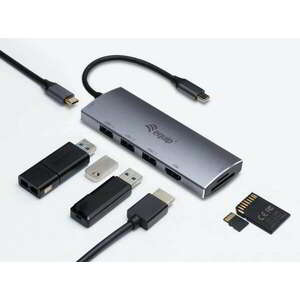 Adapter, USB-C-HDMI, EQUIP kép