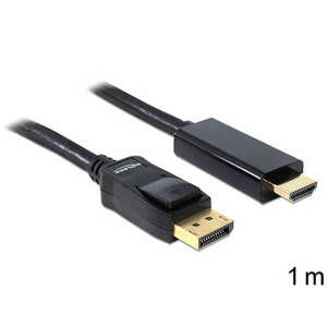 DeLock Kábel Displayport 1.1 Apa > High Speed HDMI-A Apa Passzív... kép