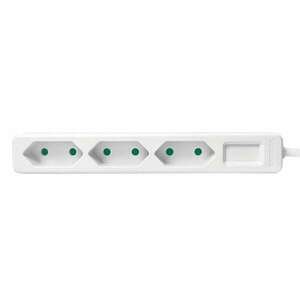 Logilink Socket outlet 3-way slim 1, 5m Fehér LPS229 kép