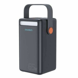 Choetech B664 Mini Power Station, powerbank 50000mAh 65W (black) kép