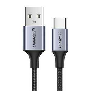 Ugreen kábel USB kábel - USB Type C gyorstöltő 3.0 3A 0.5m szürke... kép