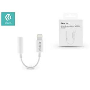 Devia Smart Lightning - 3.5mm fülhallgató adapter fehér (ST324550) kép