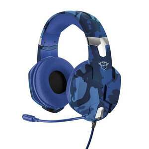Trust GXT 322B Carus PS4/PS5 kék gamer headset kép