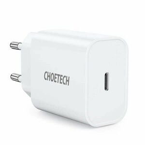 Telefon töltő: Choetech Q5004 - Type-C (USB-C) fehér hálózati töl... kép