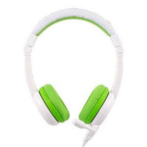 BuddyPhones School+ sztereó headset zöld-fehér (BP-SCHOOLP-GREEN) kép
