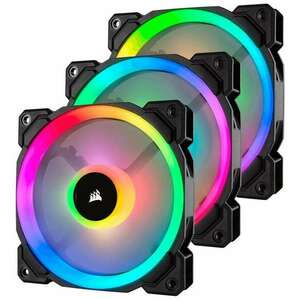 CORSAIR LL120 RGB, 120mm Dupla Light Loop RGB LED PWM Ventilátor, ... kép