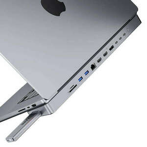 USB-C docking station / Hub for MacBook Pro 16" INVZI MagHub 12in... kép
