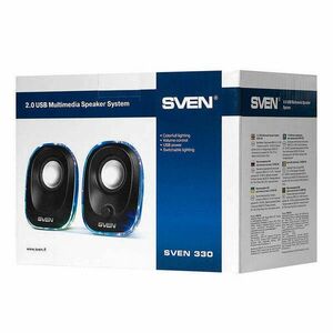 Speakers SVEN 330 USB (black) kép