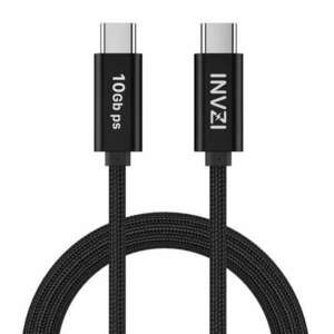 USB-C / USB 3.2 Gen2 Cable 100W 10Gbps, 2m (Black) kép