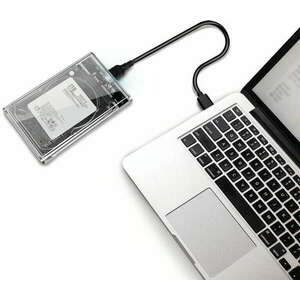 LogiLink UA0409 2.5" USB 3.0 Külső HDD/SSD ház - Átlátszó kép